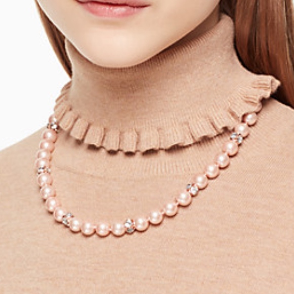 Kate Spade Pink Pearl & Jewel Necklace NWT - Picture 2 of 8